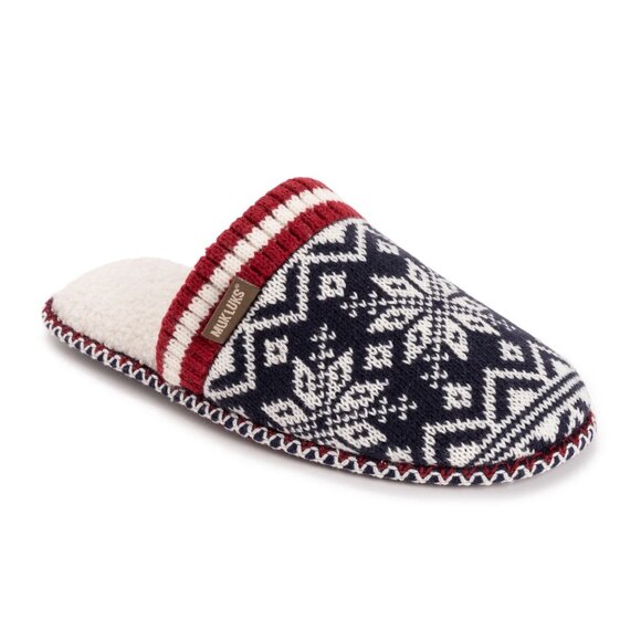 MUK LUKS Men's Rib Knit Scuff Slipper with Matching Bottle Sweater NWT - Picture 2 of 8